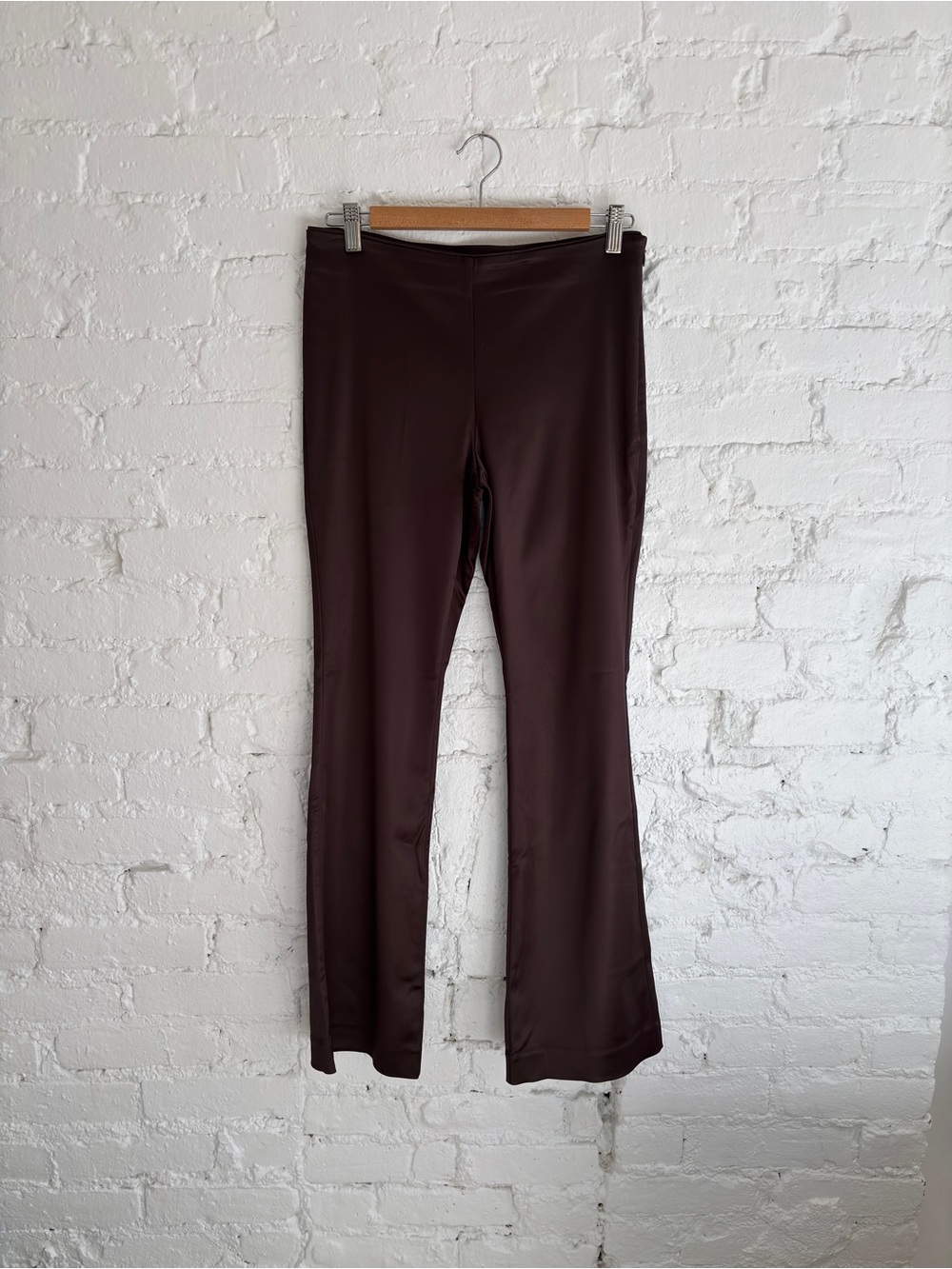 Sunday Best Brown Silky Style Pants